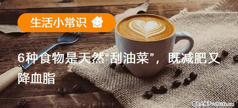 【生活小常识】6种食物是天然“刮油菜”,既减肥又降血脂 - 荷泽生活资讯 - 荷泽28生活网 heze.28life.com